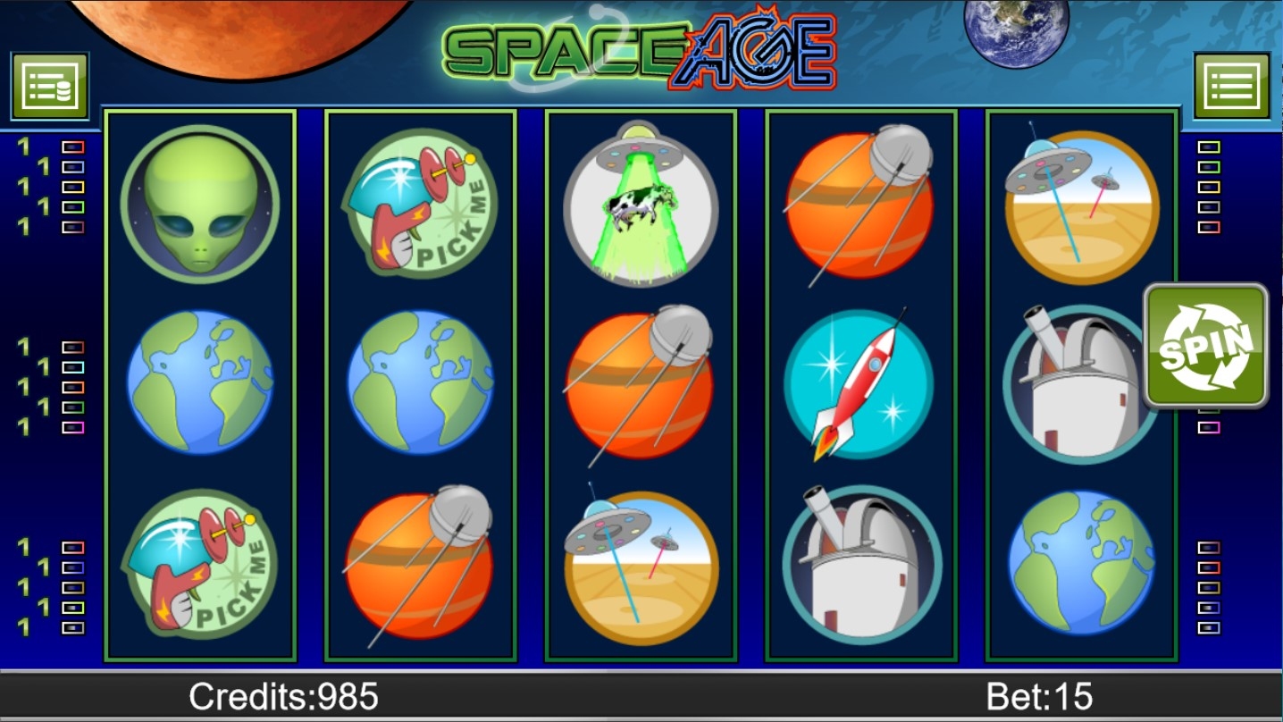 Space Age Slot Gameplay