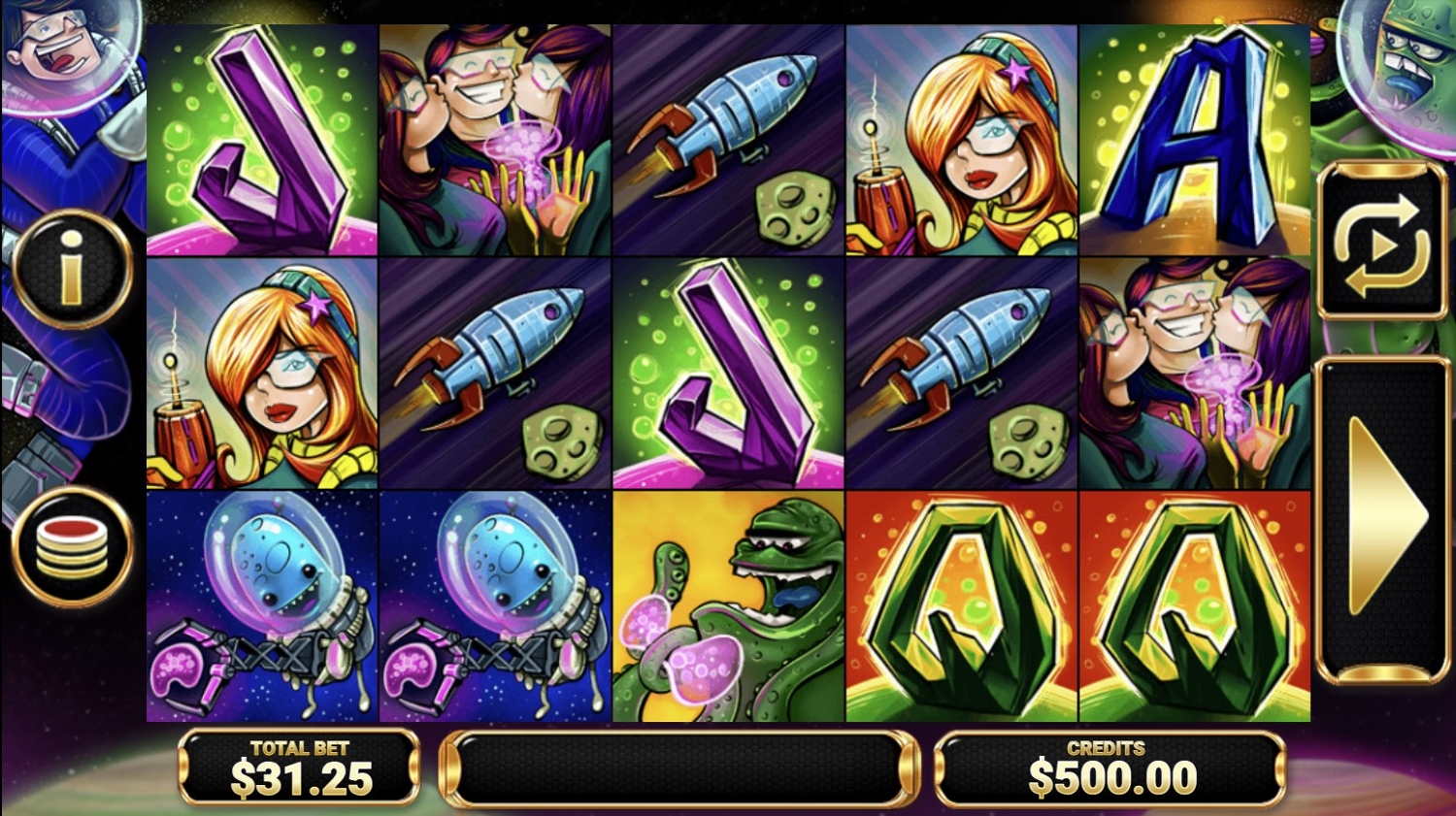 Space Bucks Slot Gameplay