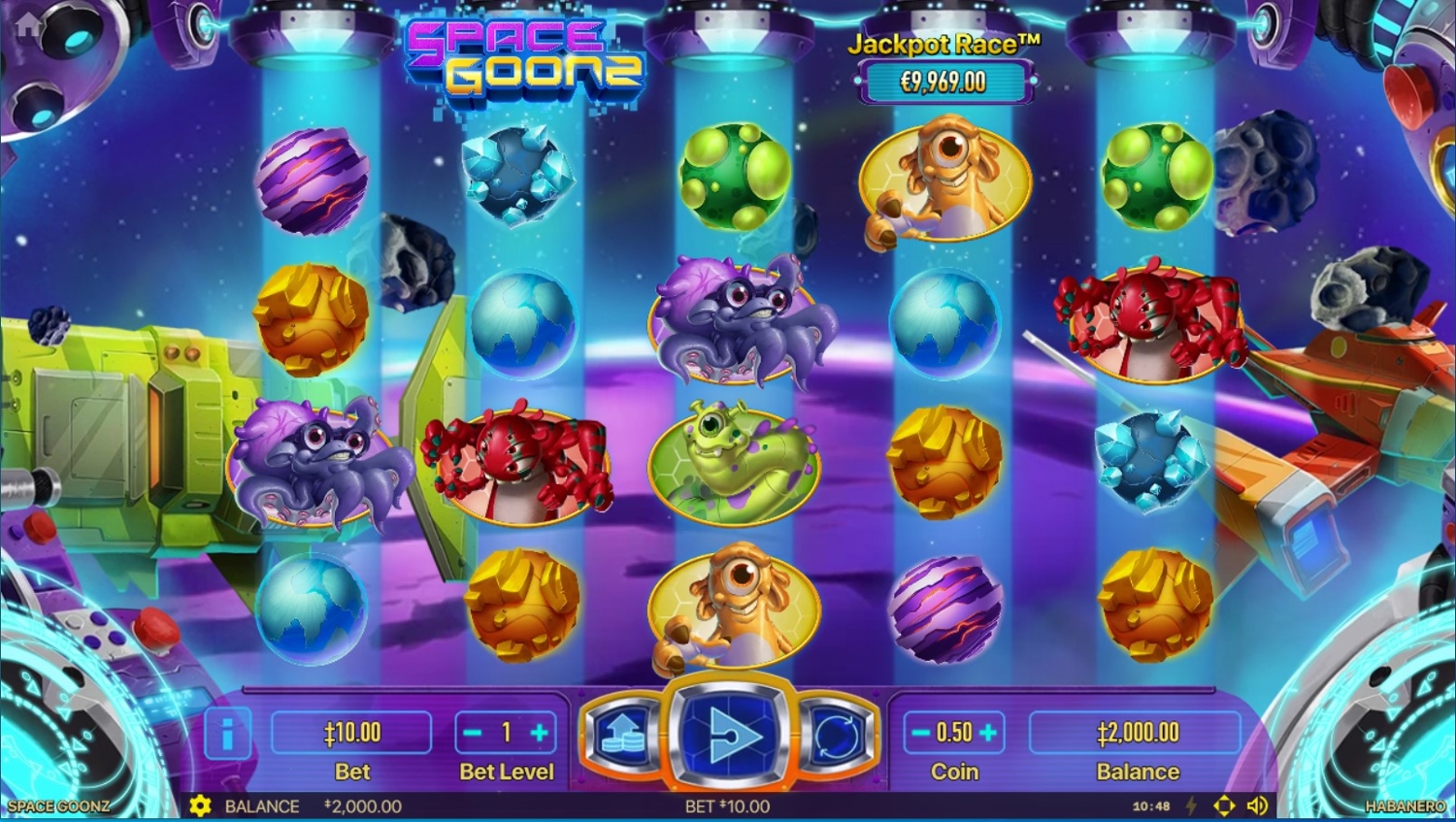 Space Goonz Slot Gameplay