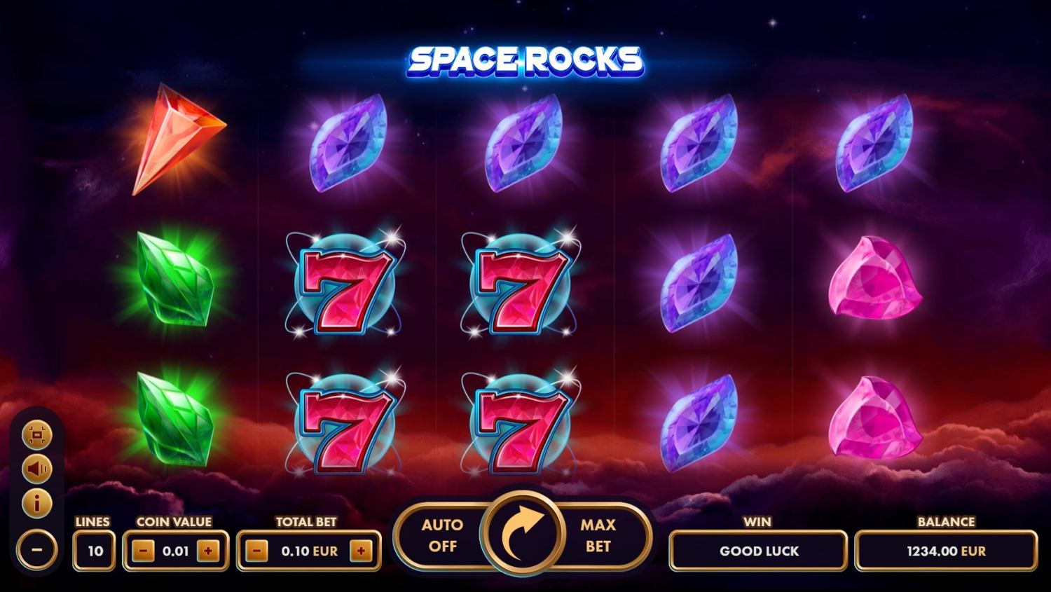 Space Rocks Slot Gameplay