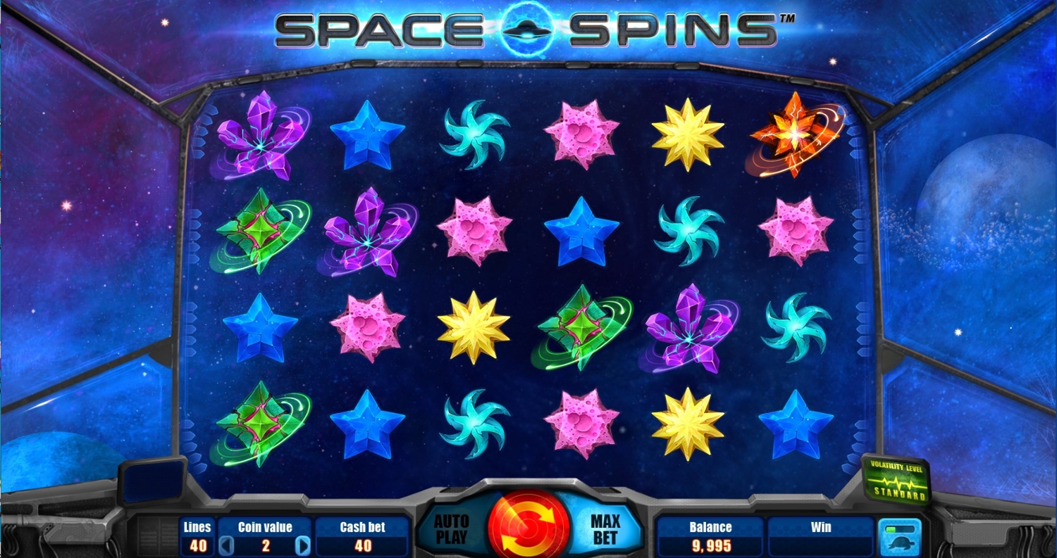 Space Spins Slot Gameplay
