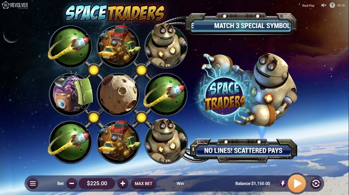 Space Traders Slot Gameplay
