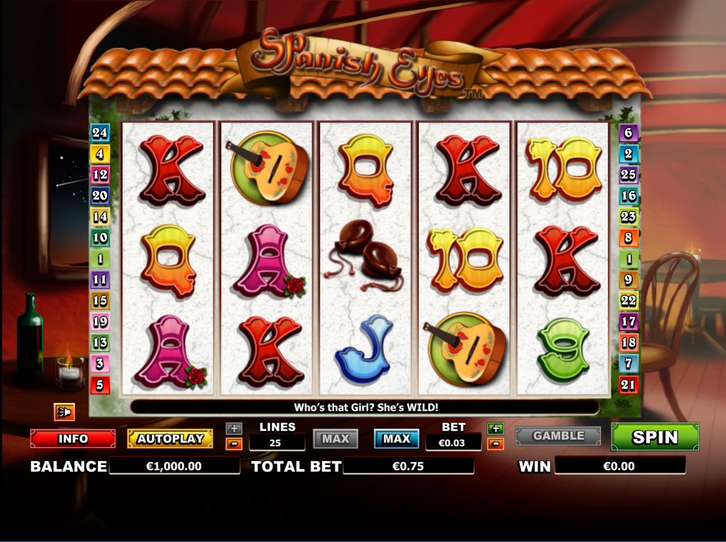 Spanish Eyes Slot Gameplay