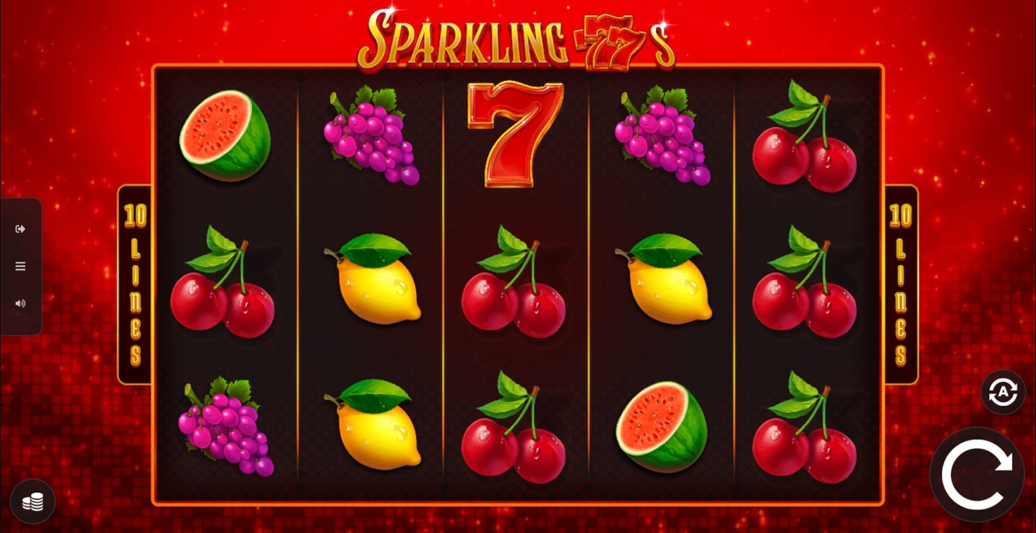 Sparkling 777's Slot Gameplay