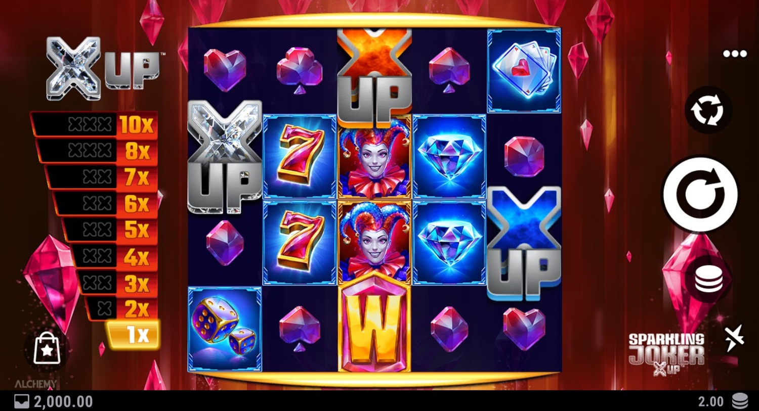 Sparkling Joker X UP Slot Gameplay