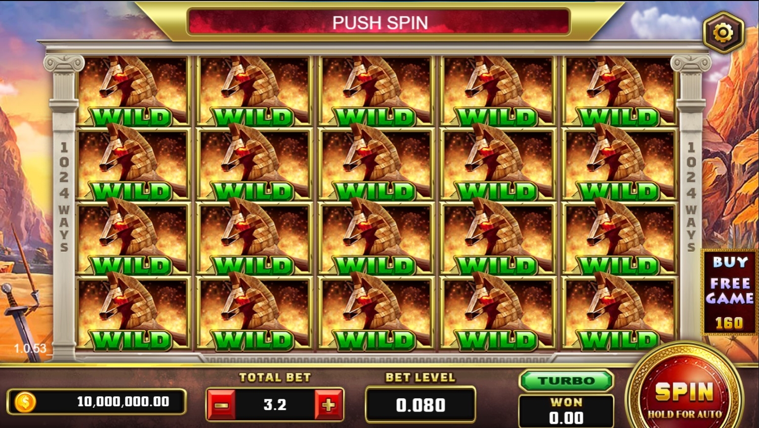 Sparta Slot Gameplay