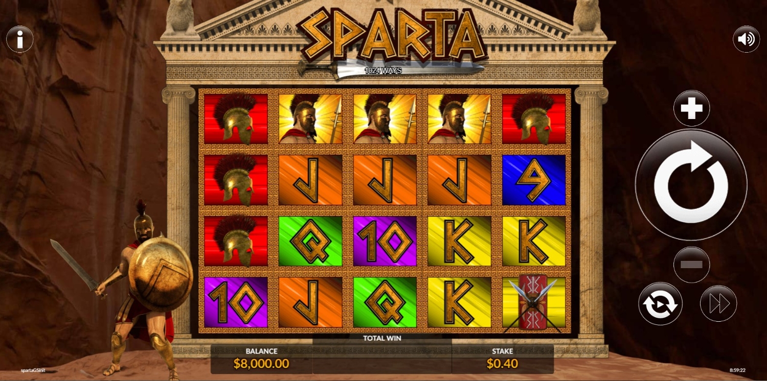 Sparta Slot Gameplay