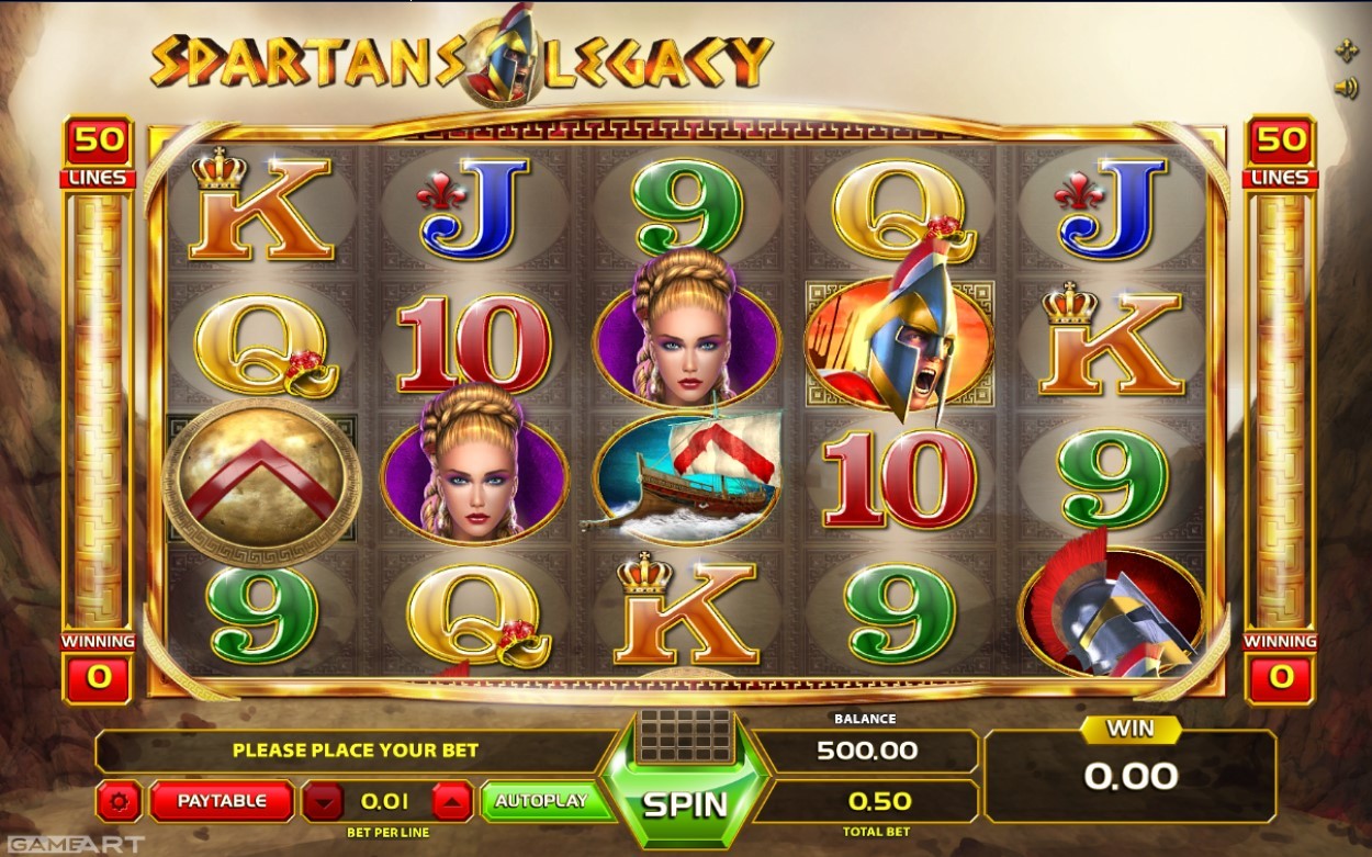 Spartans Legacy Slot Gameplay