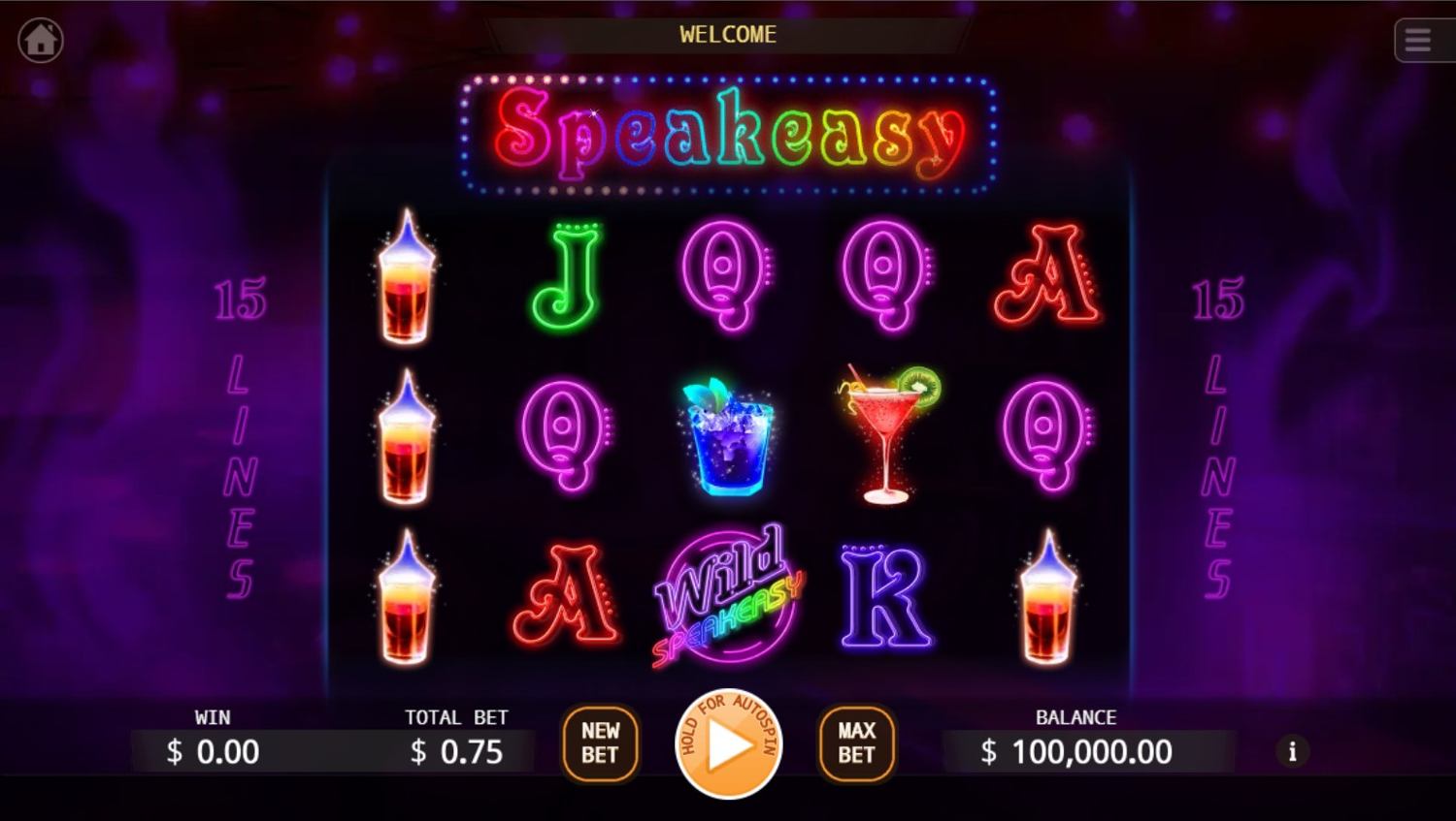 Speakeasy Slot Gameplay