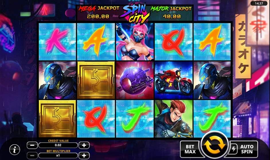 Spin City Slot Gameplay