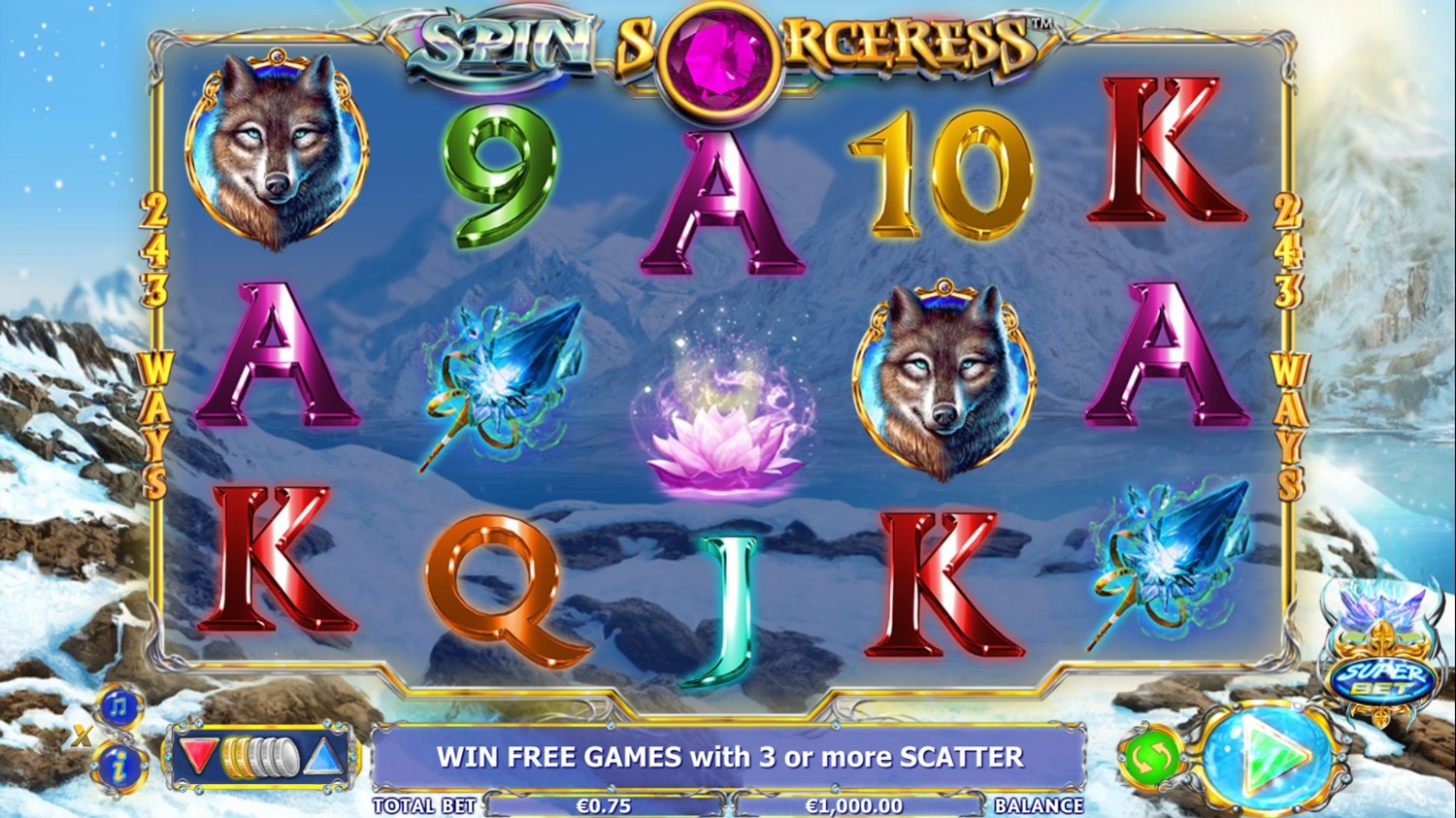 Spin Sorceress Slot Gameplay
