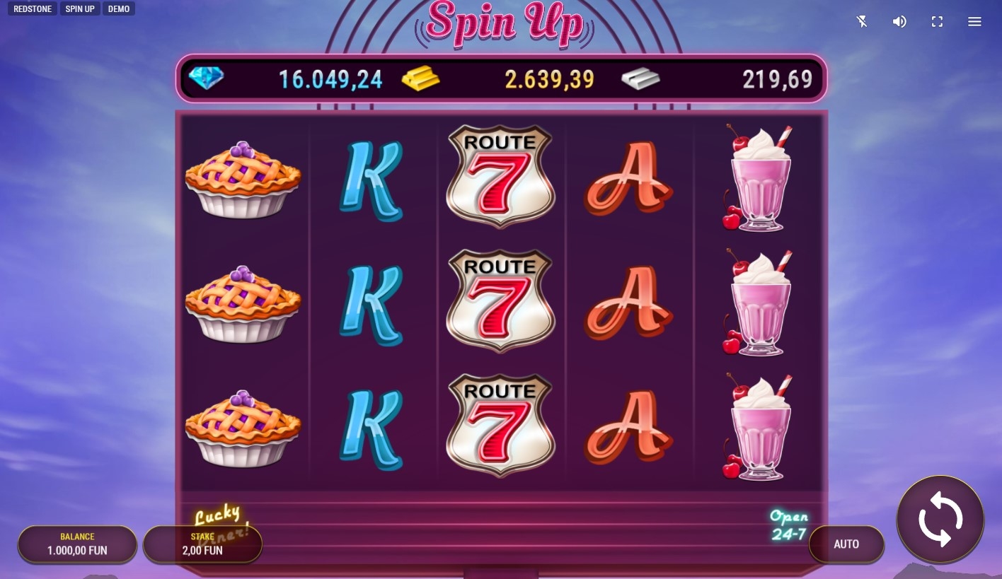 Spin Up Slot Gameplay