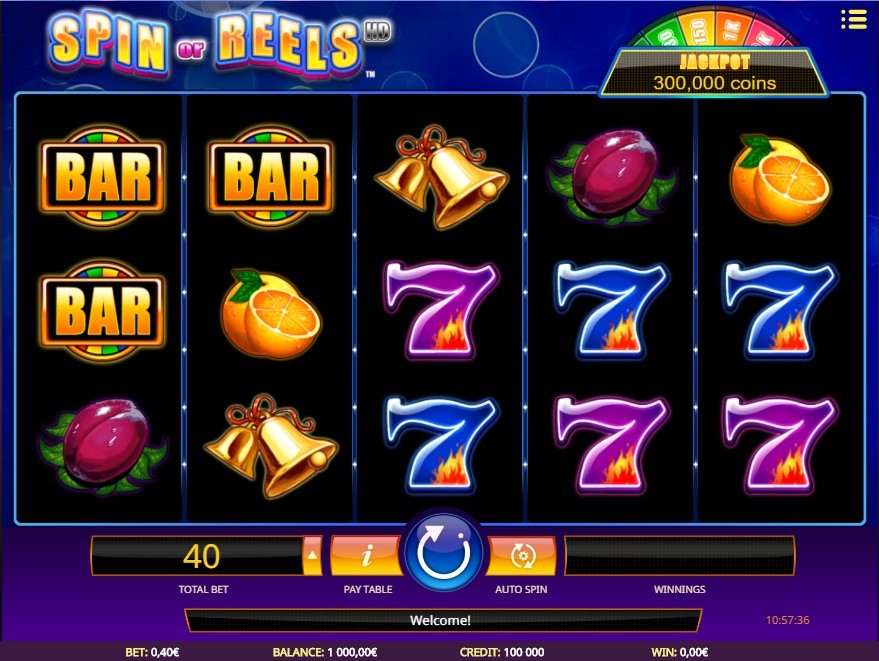 Spin or Reels HD Slot Gameplay