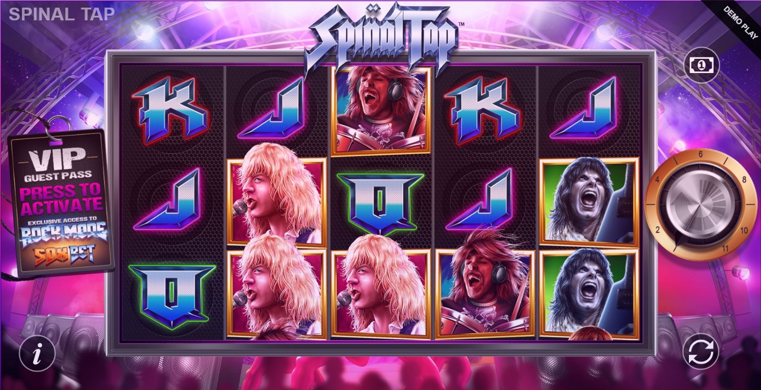 Spinal Tap Slot Gameplay