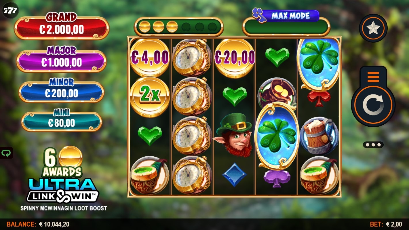Spinny McWinnagin Loot Boost Slot Gameplay
