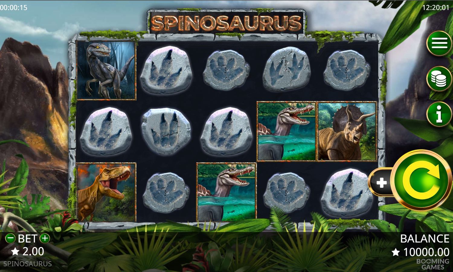 Spinosaurus Slot Gameplay