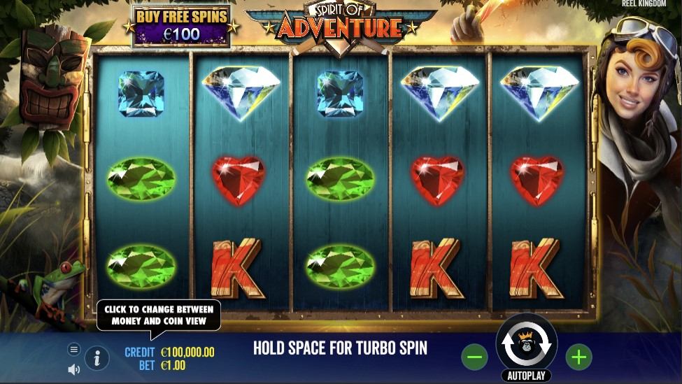 Spirit of Adventure Slot Gameplay