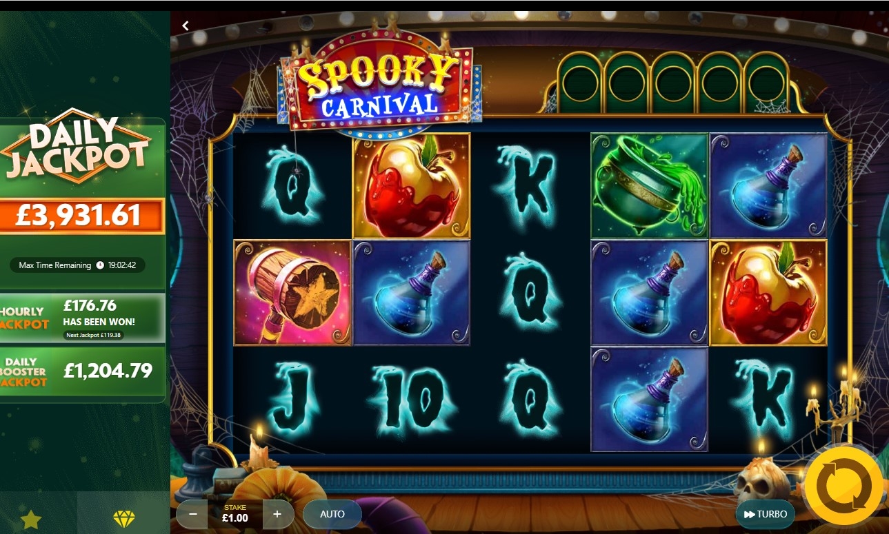 Spooky Carnival Slot Gameplay