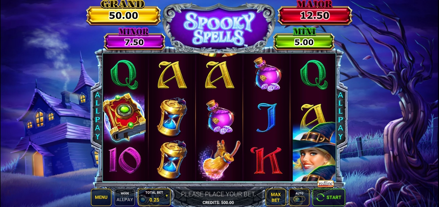 Spooky Spells Slot Gameplay