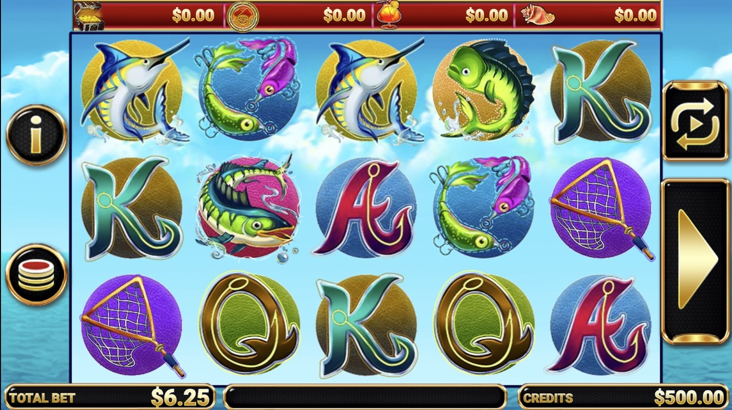 Sportfishin Slot Gameplay