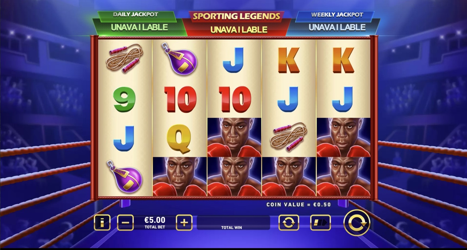 Sporting Legends: Frank Bruno Slot Gameplay