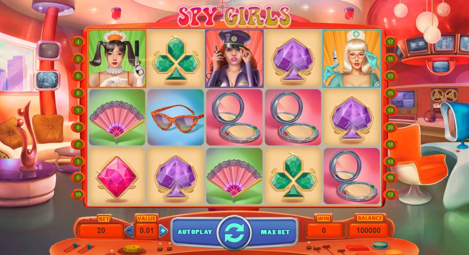 Spy Girls Slot Gameplay