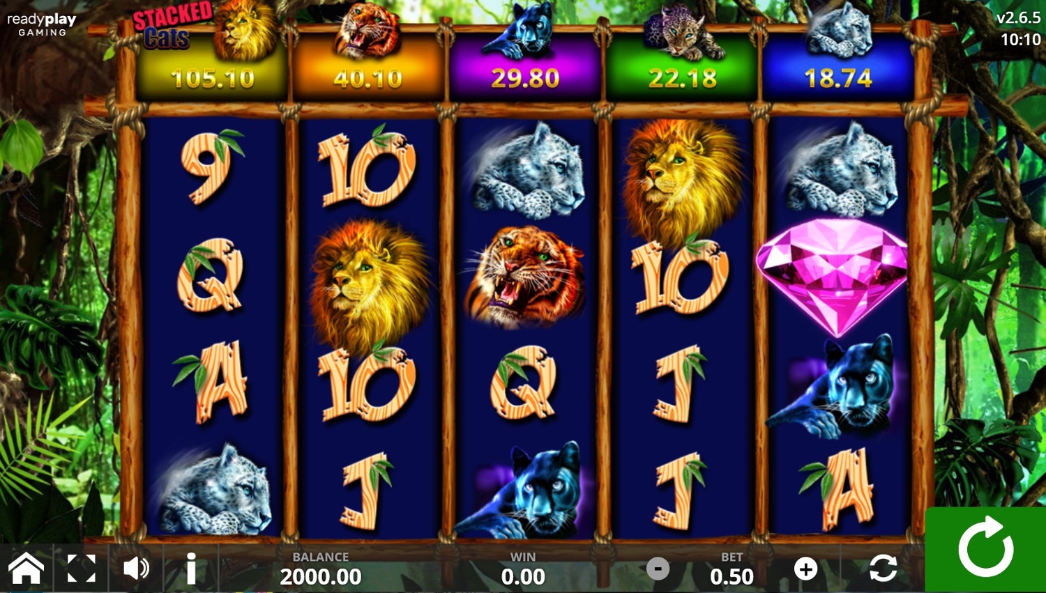 Stacked Cats Slot Gameplay