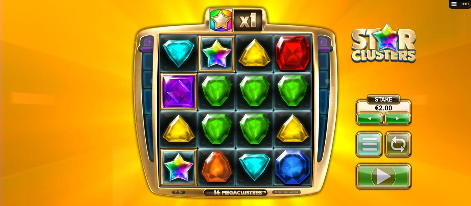 Star Clusters MegaClusters Slot Gameplay