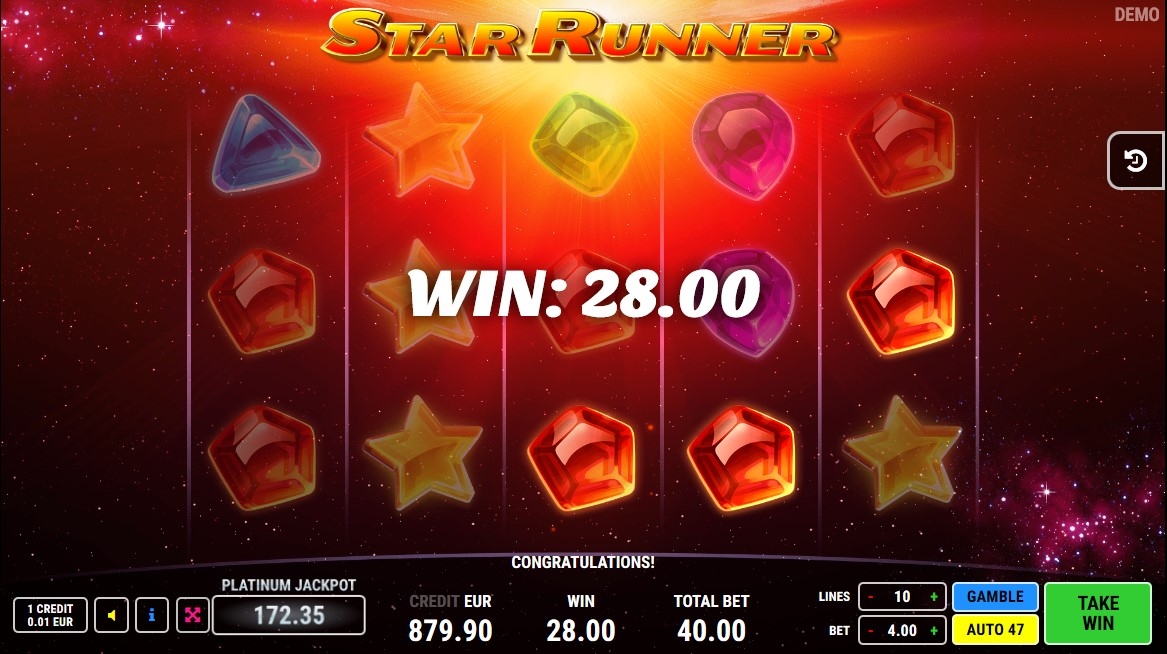 Star Runner Slot Gameplay