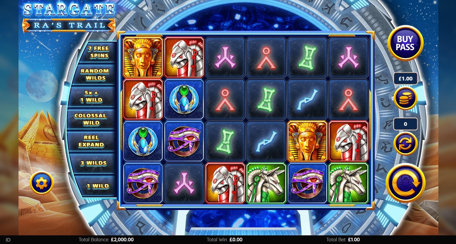 Stargate Ra's Trail Slot Gameplay