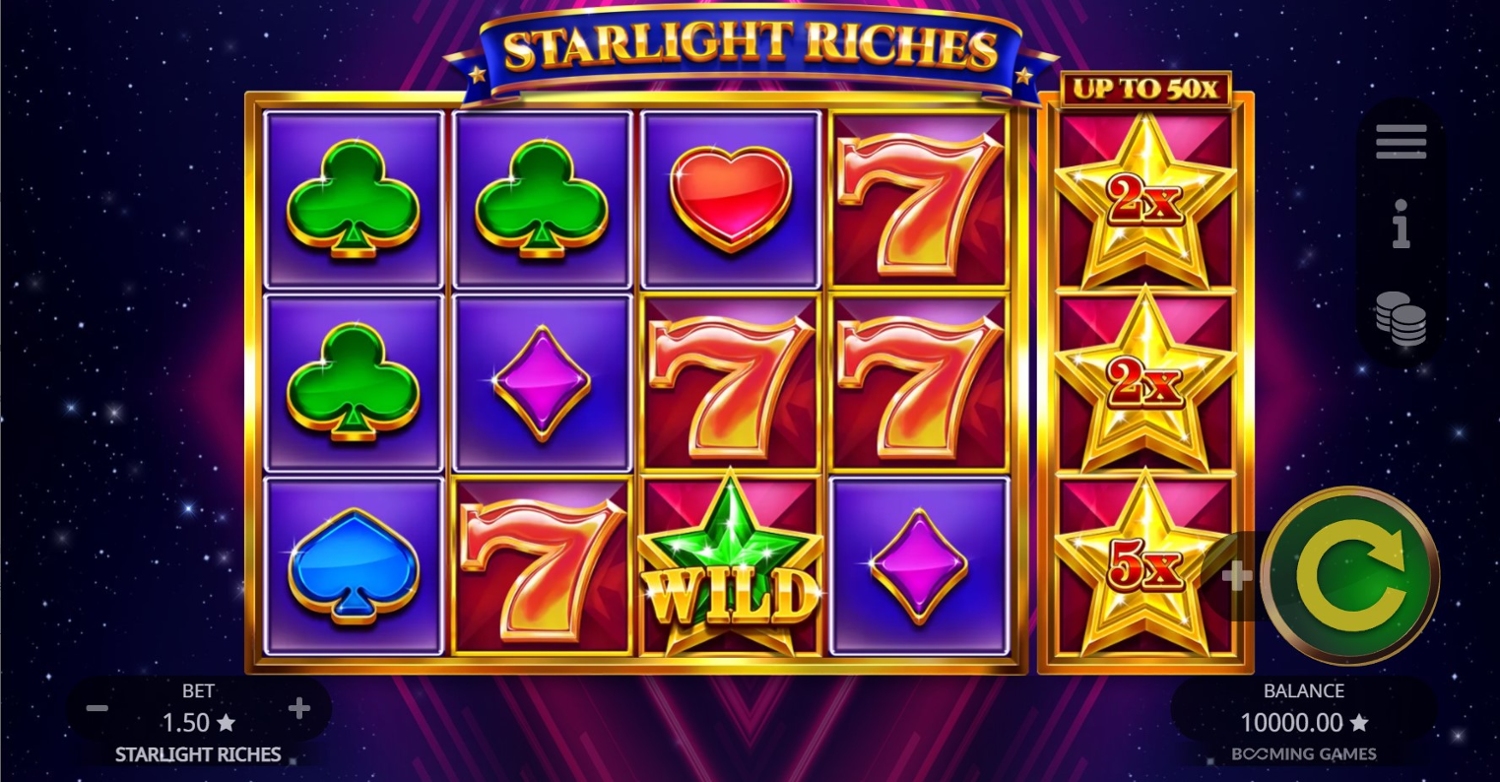 Starlight Riches Slot Gameplay