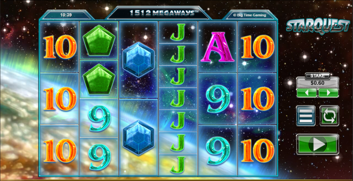 Starquest Slot Gameplay