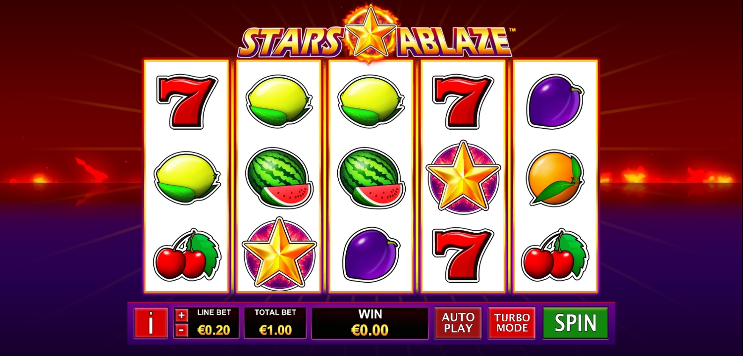 Stars Ablaze! Slot Gameplay