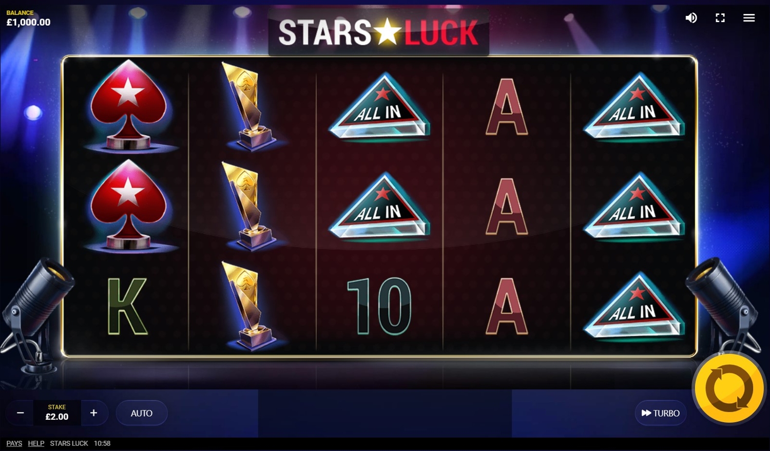 Stars Luck Slot Gameplay