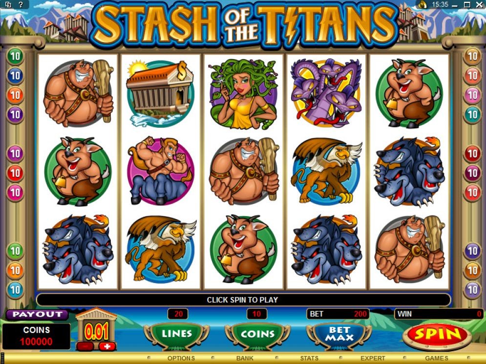 Stash of the Titans Slot Gameplay