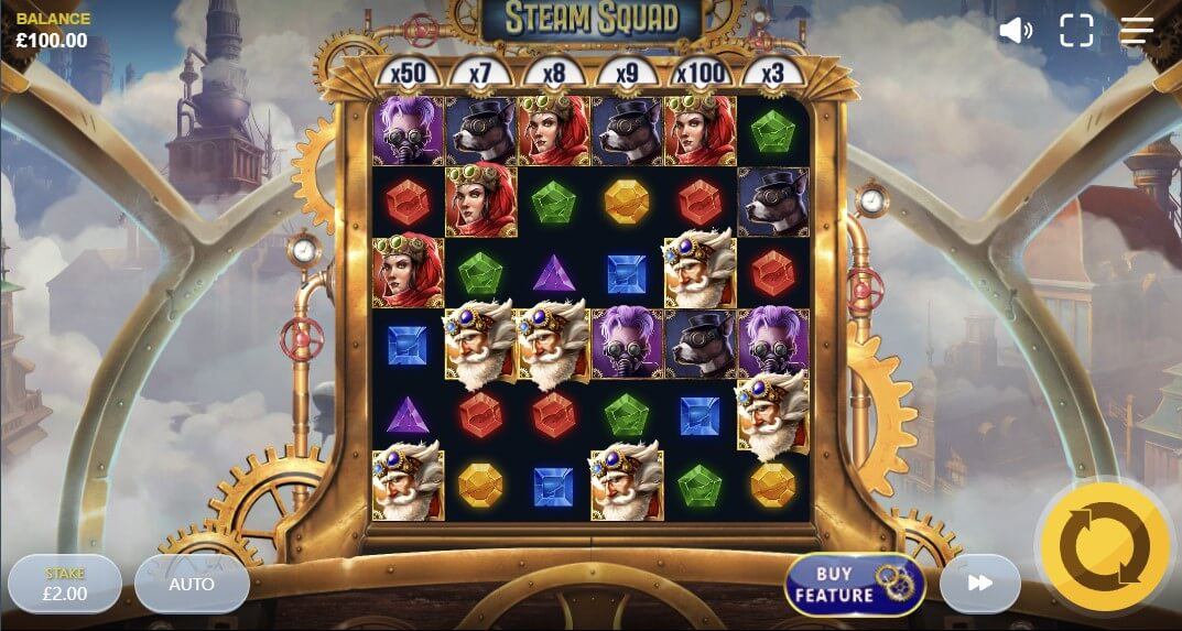 Steam Squad Slot Gameplay