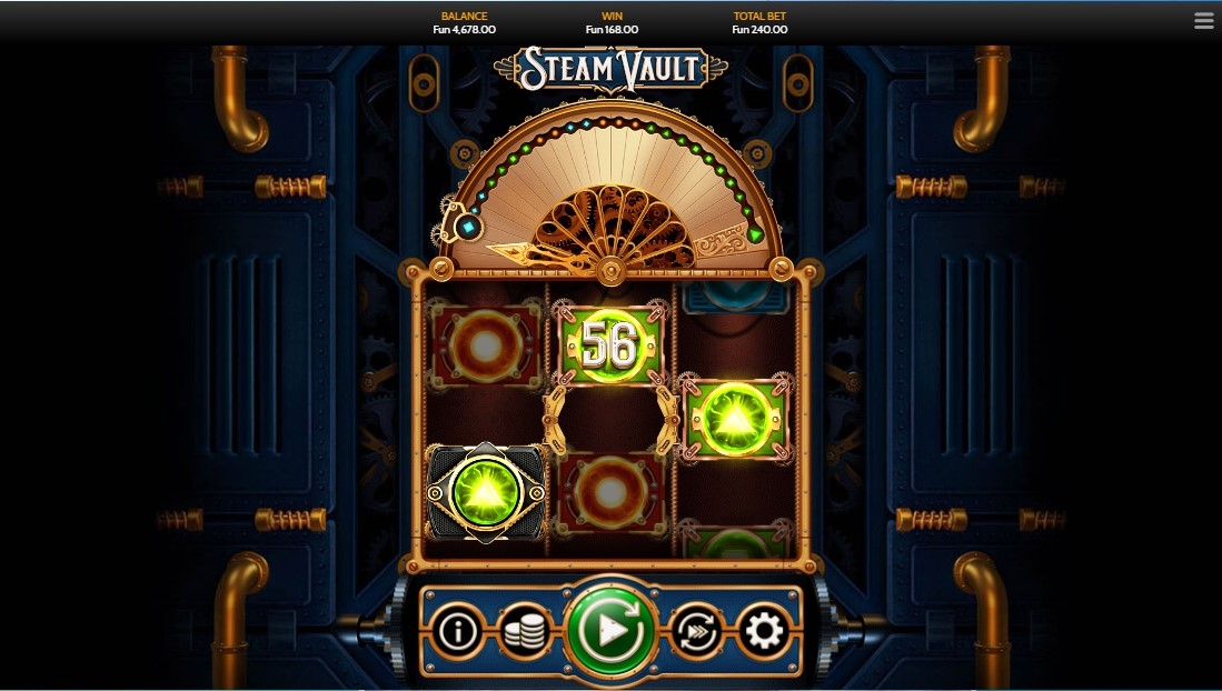 Steam Vault Slot Gameplay