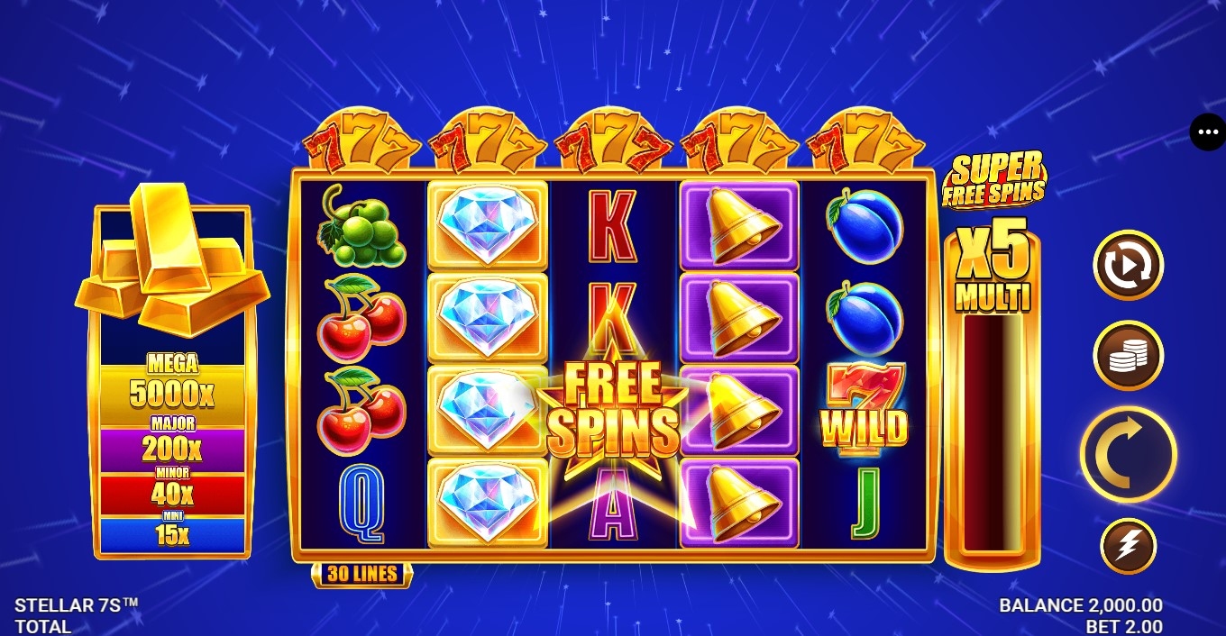 Stellar 7s Slot Gameplay
