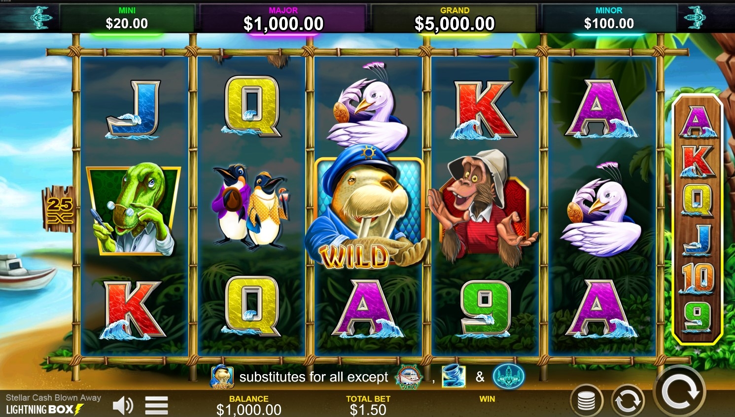 Stellar Cash Blown Away Slot Gameplay