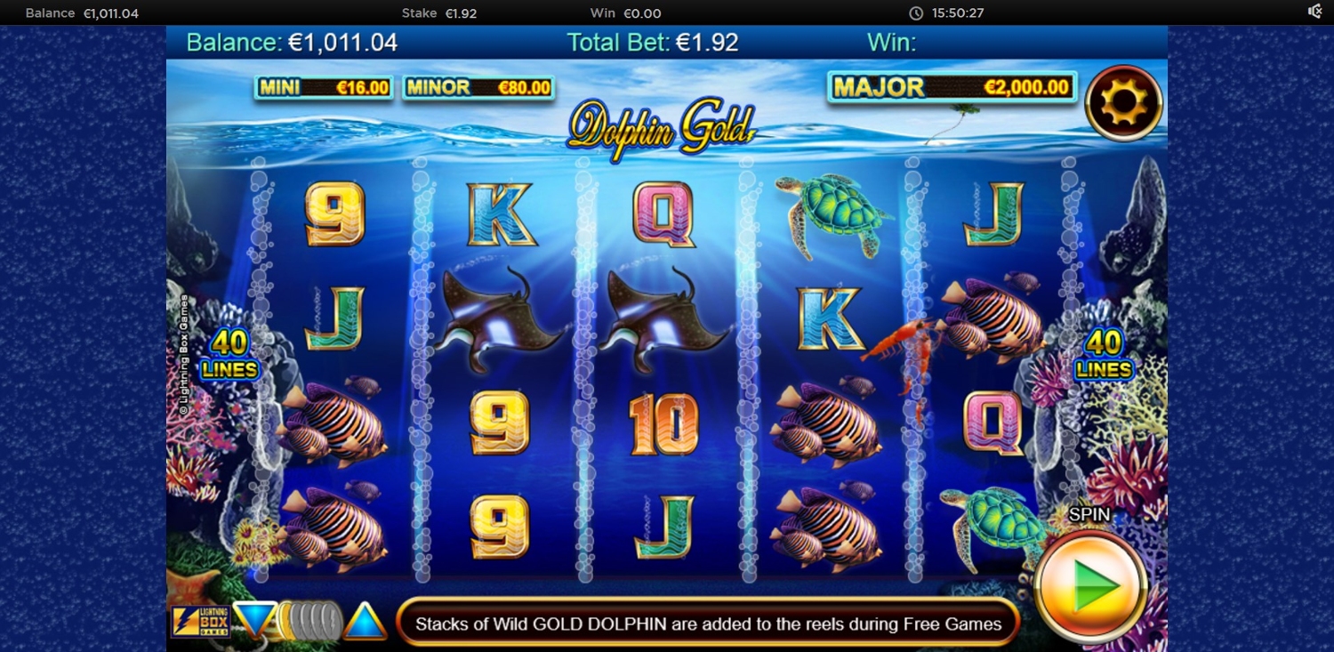 Stellar Jackpots with Dolphin Gold Slot Gameplay