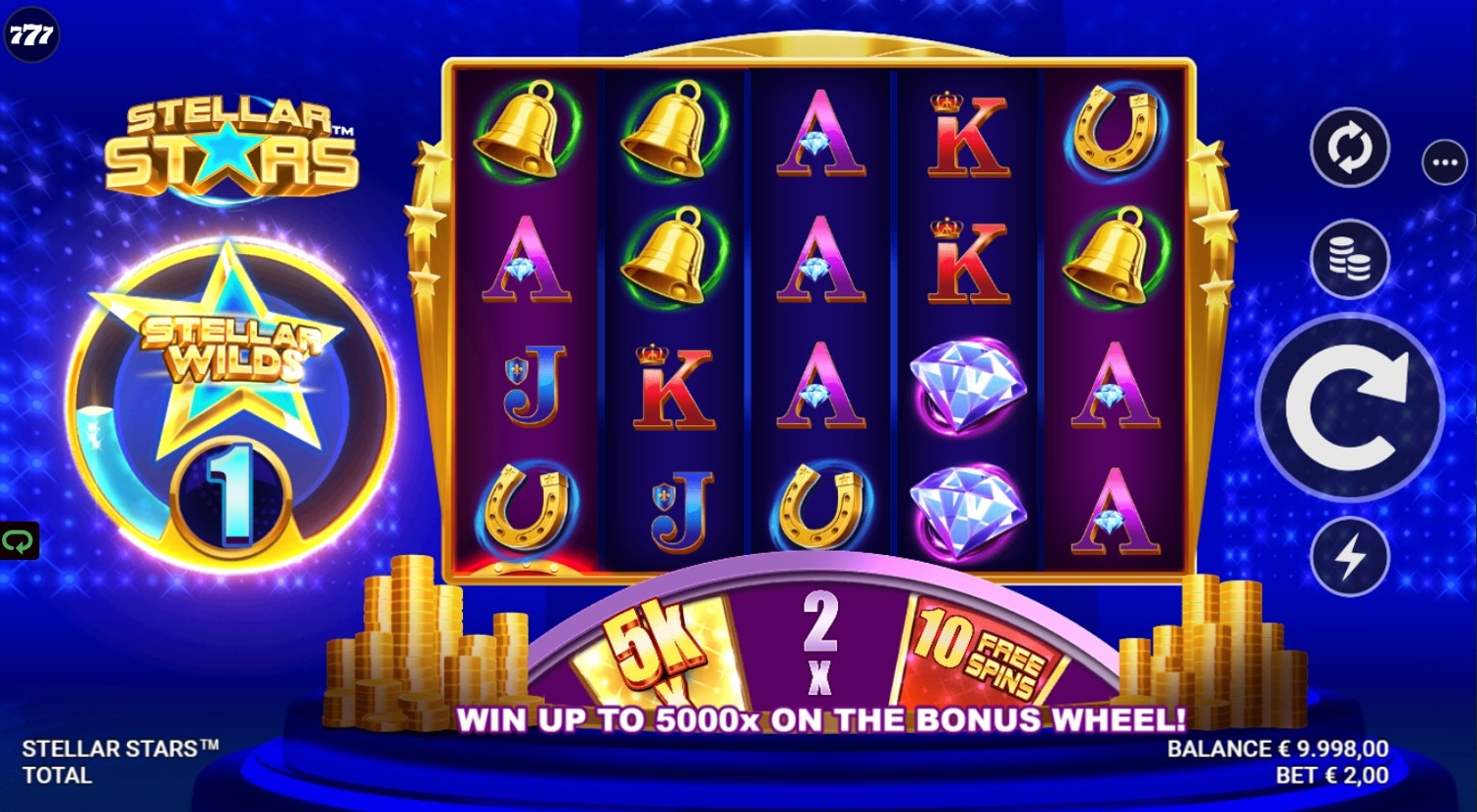 Stellar Stars Slot Gameplay