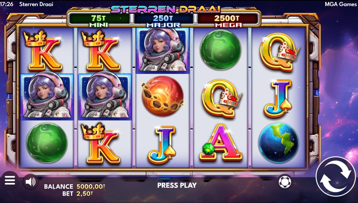 Sterren Draai Slot Gameplay