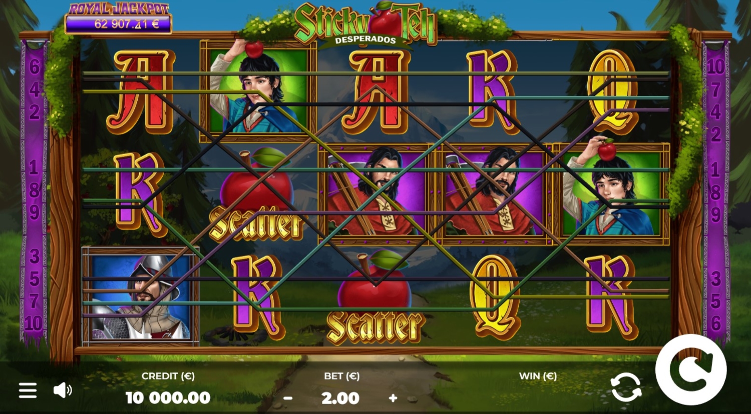 Sticky Tell Slot Gameplay