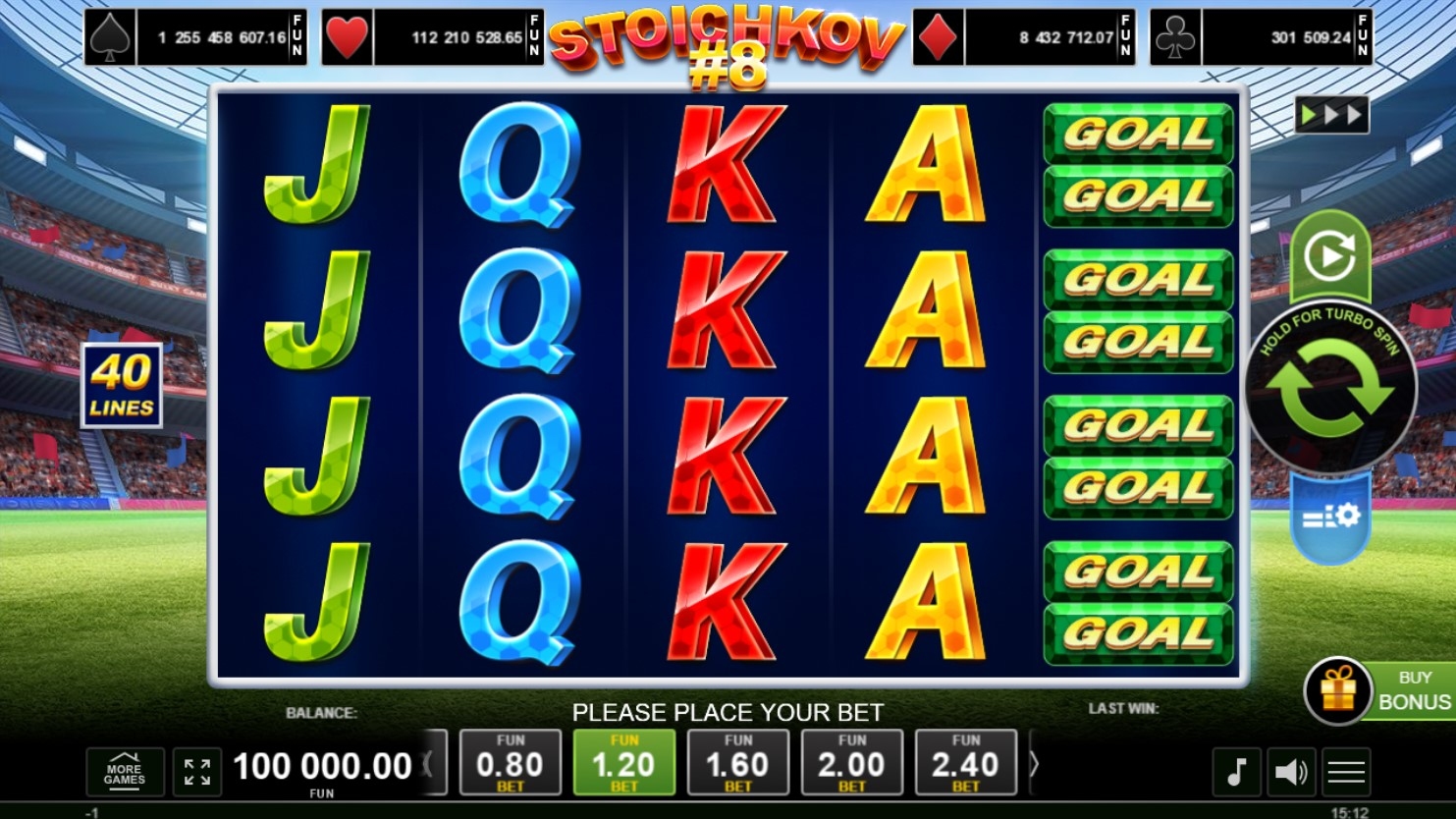 Stoichkov #8 Slot Gameplay