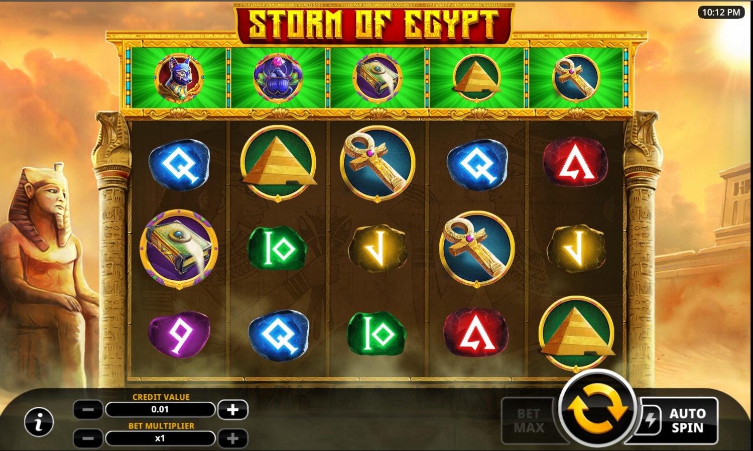 Storm of Egypt Slot Gameplay