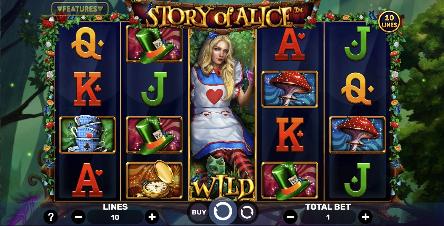 Story of Alice Slot Gameplay
