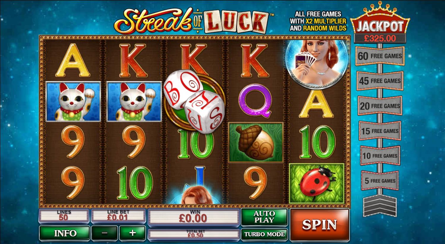 Streak Of Luck Slot Gameplay
