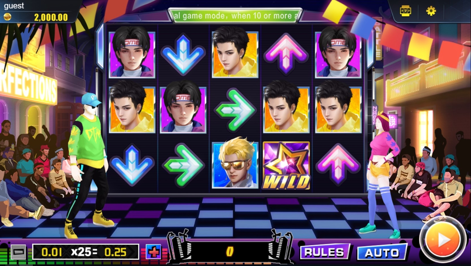 Street Dance of China Slot Gameplay