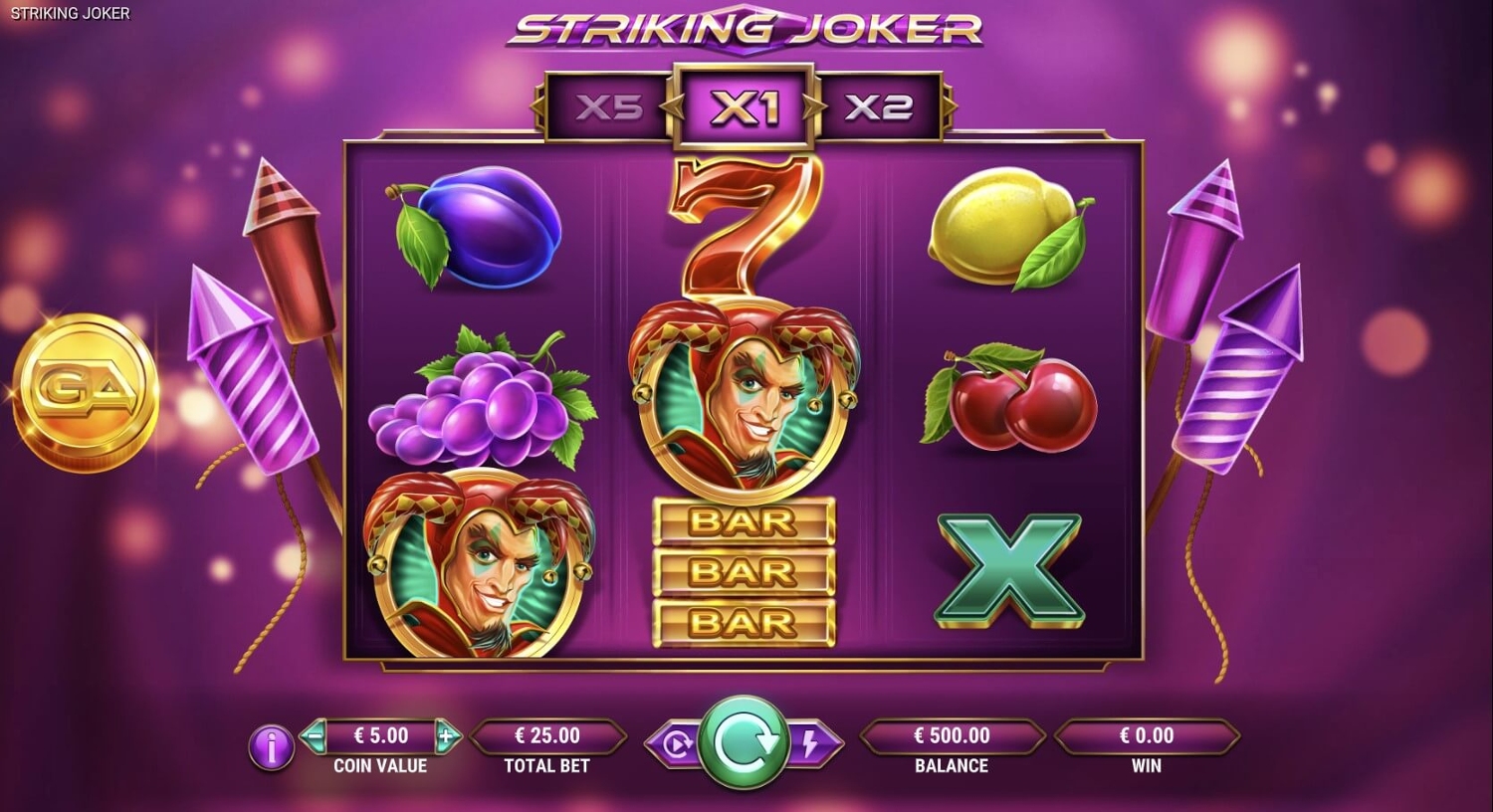 Striking Joker Slot Gameplay