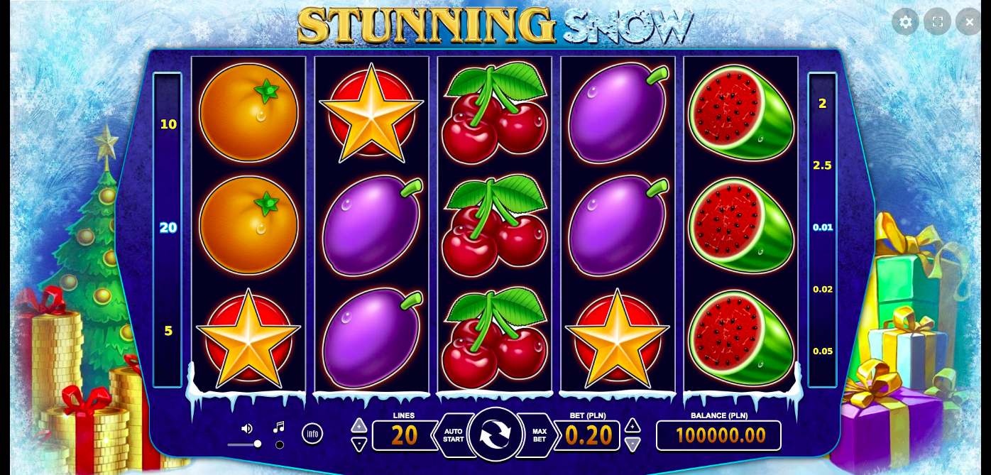 Stunning Snow Slot Gameplay